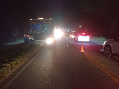 Dos Heridos Tras Un Choque Entre Una Moto Y Un Colectivo En San Roque