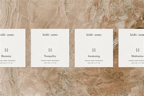 Kōdō Scents — Mindful Calming And Harmonious Branding Behance