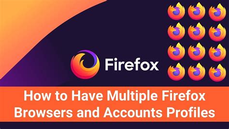 How To Create Multiple Profile In Mozilla Firefox Ll Make Multiple