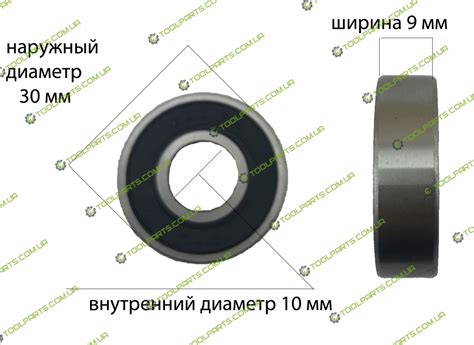 Подшипник шариковый 6200rs купить по цене 38 грн в Украине ⚡ ToolParts ...
