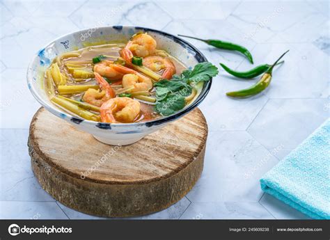 Tom Yum Hot Sour Thai Soup Prawns Stock Photo By RubinowaDama