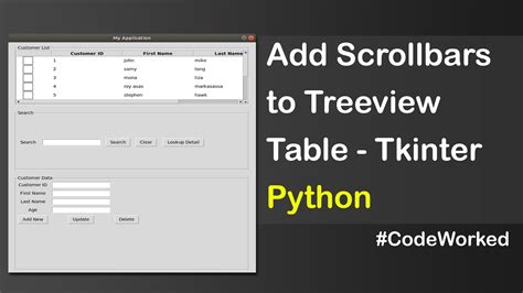 Tkinter Treeview Table Matemumu