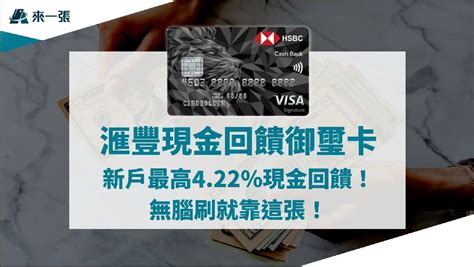 【滙豐現金回饋御璽卡】2023現金回饋最高海外5回饋，小資出國必備！ 來一張 信用卡知識專欄