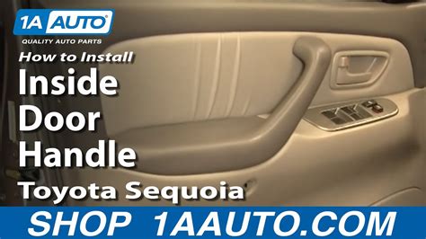 How To Replace Interior Door Handle Toyota Sequoia Youtube