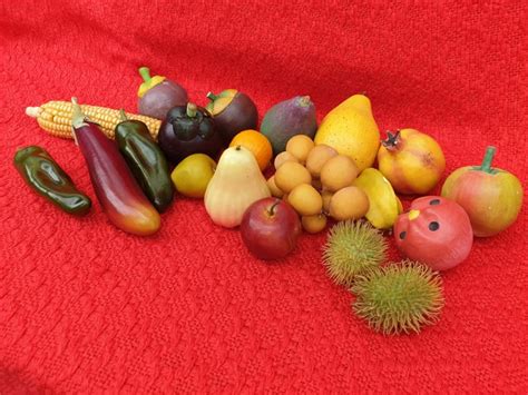 Fruits Et L Gumes D Coratifs Bois Plastique Catawiki