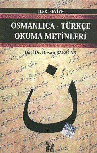 Osmanlıca Türkçe Okuma Metinleri İleri Seviye 5 Bkmkitap