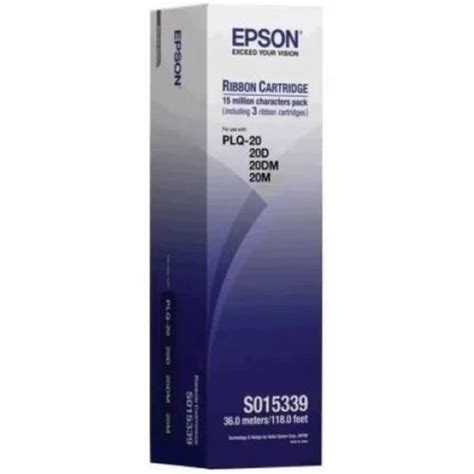 Black Epson Plq Ribbon Cartridge Pages At Rs Piece In