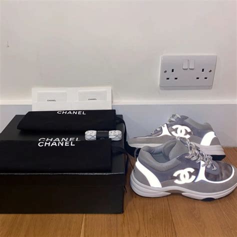Chanel Runners Only Worn Once As Good As New Comes Depop
