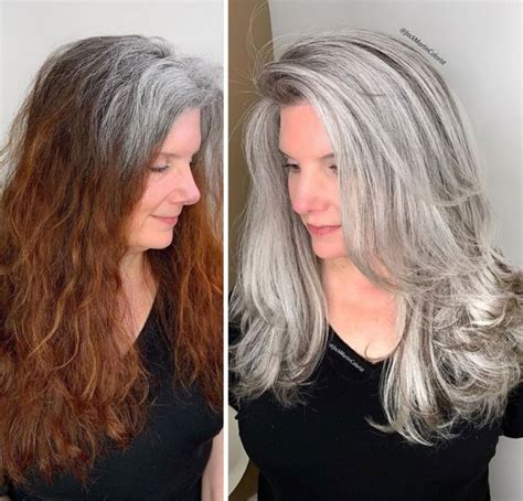 75 Women That Embraced Their Grey Roots And Look Stunning Gray Hair