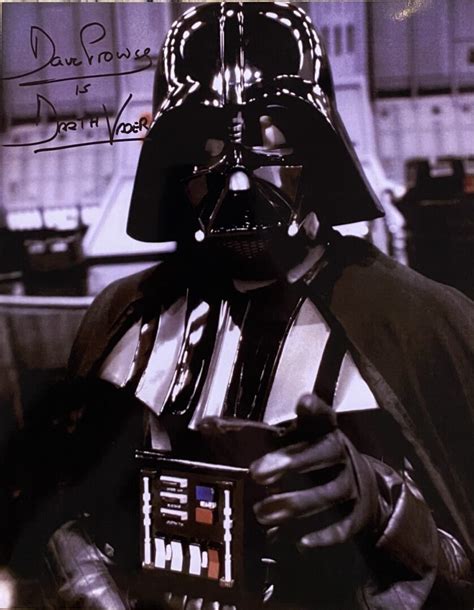 Dave Prowse As Darth Vader Autographed 8x10 Photo