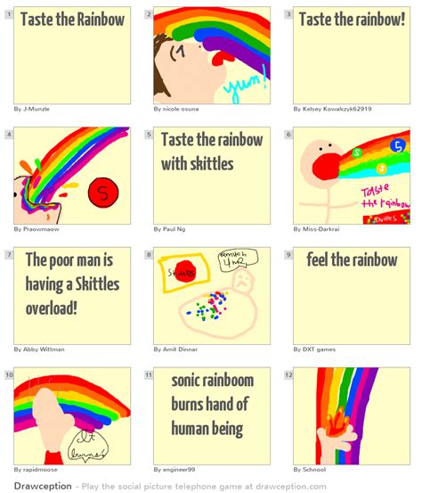 Taste The Rainbow Drawception