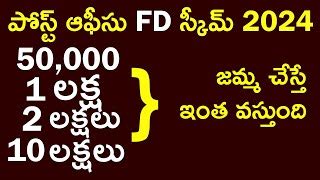 Post Office Fixed Deposit Scheme 2024 Fd Interest Rates 2024 Asset