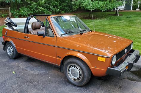 No Reserve One Owner 1980 Volkswagen Rabbit Convertible 5 Speed For