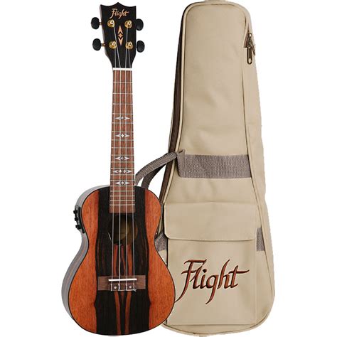 Flight Dubs Electro Acoustic Bass Ukulele Flight Ukuleles