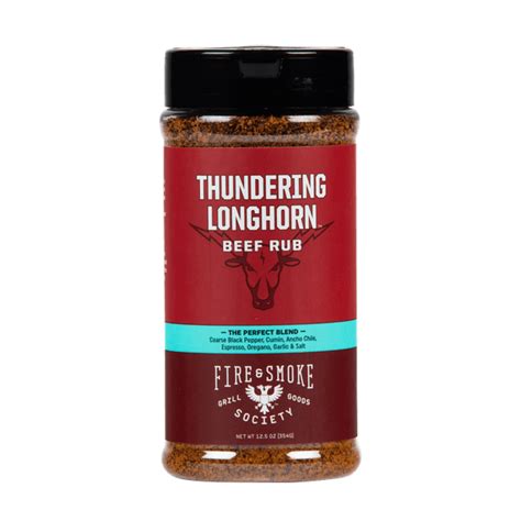 Fire And Smoke Society Thundering Longhorn Steak Spice Blend 125 Oz