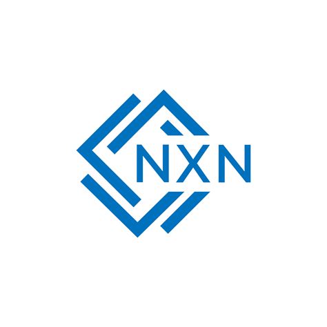 NXN letter logo design on white background. NXN creative circle letter ...