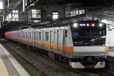 Jr東日本e233系電車 クハe233 60 松本駅 Jr 鉄道フォト・写真 By E4系p82編成さん レイルラボraillab