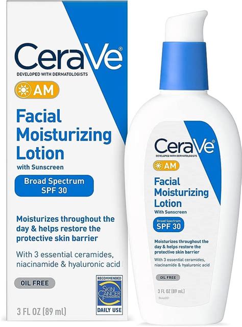 Cerave Am Facial Moisturizing Lotion With Spf Oil Free Face