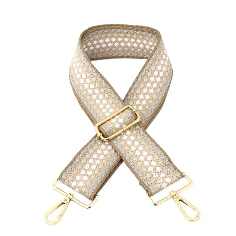 Pastel Gold Dot Woven Bag Strap Hi Ho Co
