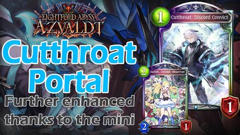 Cutthroat Portal Has Been Enhanced Shadowverse Eightfold Abyss