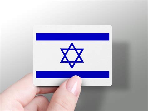 Israel Flag Sticker Etsy