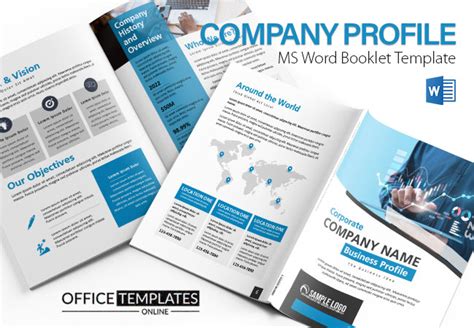 Company Profile Booklet Templates For MS Word