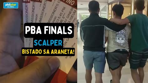 PBA Finals 2023 Scalper Ng Ticket Arestado Sa Quezon City YouTube