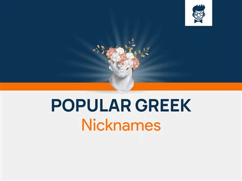 600+ Cool Greek Nicknames Ideas With Generator - BrandBoy