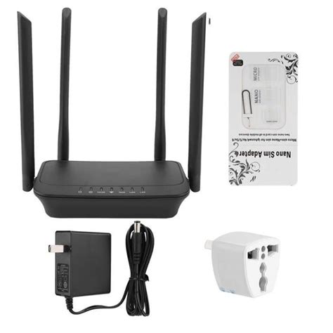 ARAMOX Routeur Wifi 4G Routeur Wifi Sans Fil EDUP R102 300Mbps 4G LTE