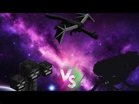 Wither Storm Vs Wither Vs Ender Dragon YouTube