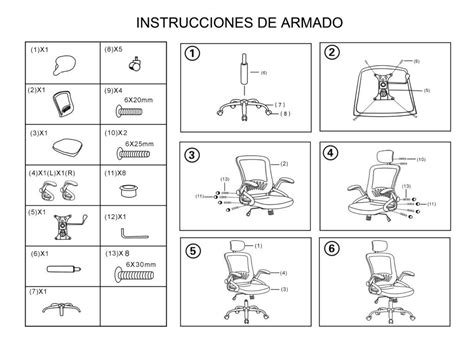 C Mo Armar Una Silla De Oficina O Silla De Escritorio Sitt