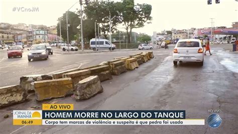 Homem é encontrado morto no Largo do Tanque em Salvador vítima foi