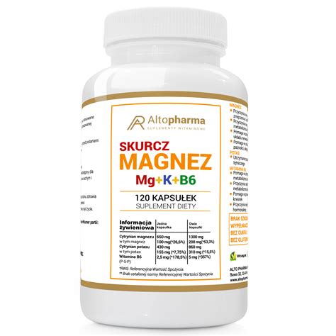 Magnez Skurcz Mg K B Forte Produkt Wege Kapsu Ek Altopharma