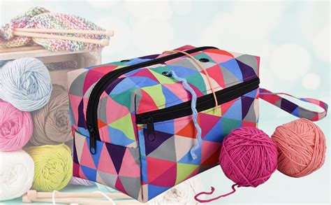 Amazon Katech Empty Yarn Bag Portable Knitting Bag Crochet Sewing