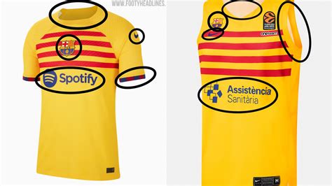 Same Design as FC Barcelona 22 23 4th Kit Barcelona Bàsquet 22 23 4th