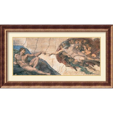 Amanti Art 'The Creation of Adam, C.1508-12' by Michelangelo Buonarroti ...