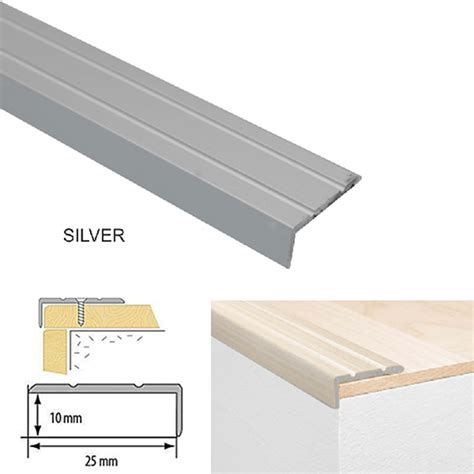 Shop Good Quality Mm X Mm Aluminium Non Slip Stair Edge Nosing Self