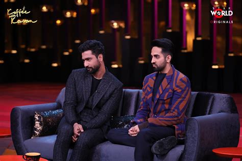 Vicky Kaushal And Ayushmann Khurana Set The Koffee With Karan 6 Couch