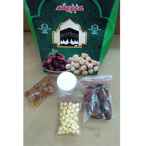 Jual PAKET MURAH Oleh Oleh Haji Umroh Souvenir Kardus Isi Air Zam Zam