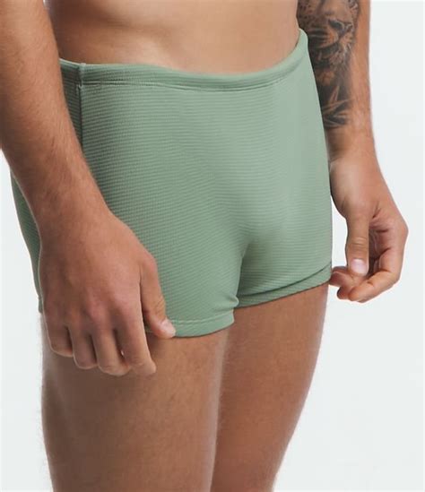 Sunga Boxer Básica Texturizada Cordão Interno Verde