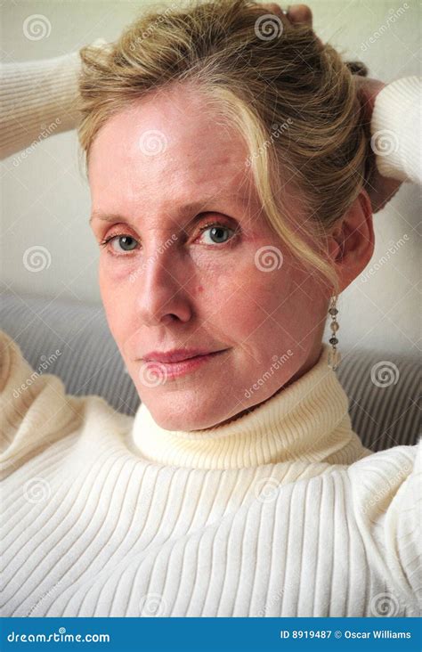 Mature Female Beauty Stock Image Image Of Single Widow 8919487