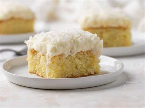 Gâteau Moelleux à La Noix De Coco Pour Votre Goûter