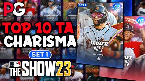 TOP 10 CHARISMA Team Affinity SET 1 En MLB The Show YouTube