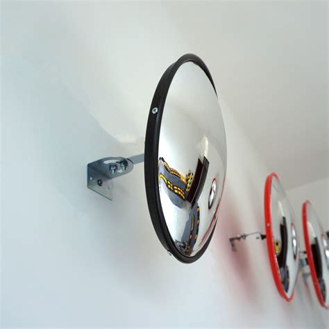 China 45 CM Indoor Safety Convex Mirror With Black Back Manufacturer