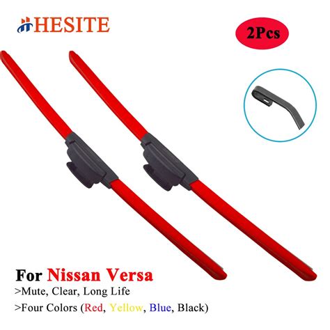 Hesite Colorful Windshield Wiper Blade For Nissan Versa Sedan Hatchback