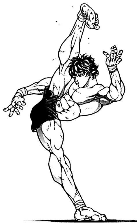 Hanma Baki Coloring Pages Baki Hanma Coloring Pages Páginas Para