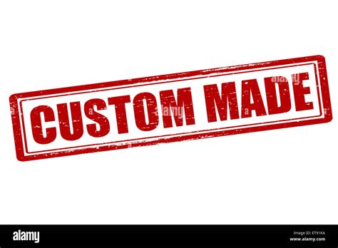 Custom Made Sign Hi Res Stock Photography And Images Alamy