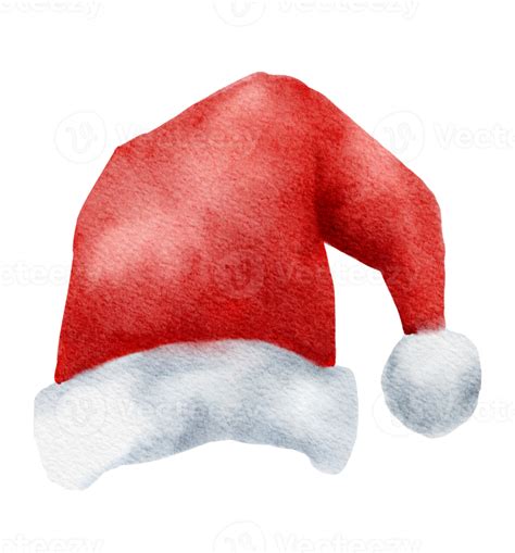 Watercolor Illustration Santa Claus Hat 11678809 PNG