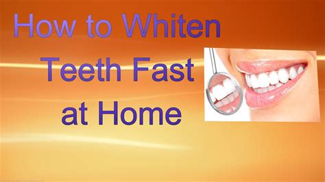 How To White Teeth At Home Very Easy YouTube