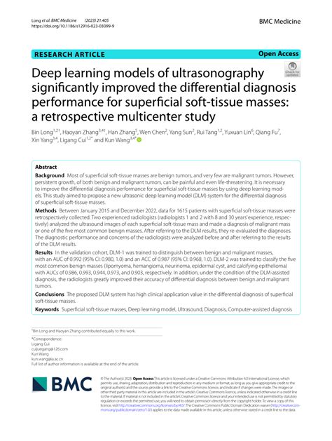 Pdf Deep Learning Models Of Ultrasonography Significantly Improved